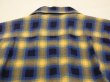 画像8: 〜 70s Galaxie OMBRE SHADOW PLAID  PRINT FLANNEL SHIRT (8)