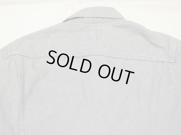 画像11: 80s Levi's 70506-0257 YARN DYED GRAY DENIM JACKET GJ MADE IN USA (11)