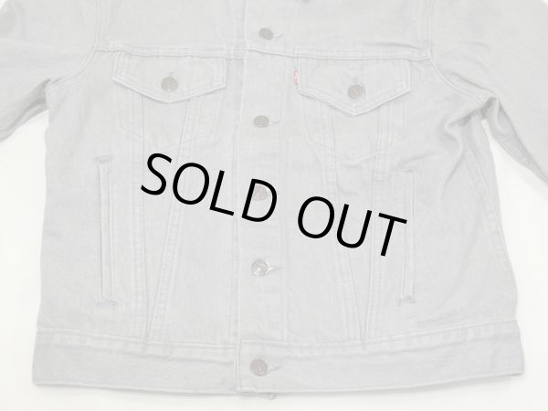 画像5: 80s Levi's 70506-0257 YARN DYED GRAY DENIM JACKET GJ MADE IN USA (5)