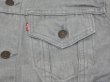 画像6: 80s Levi's 70506-0257 YARN DYED GRAY DENIM JACKET GJ MADE IN USA (6)