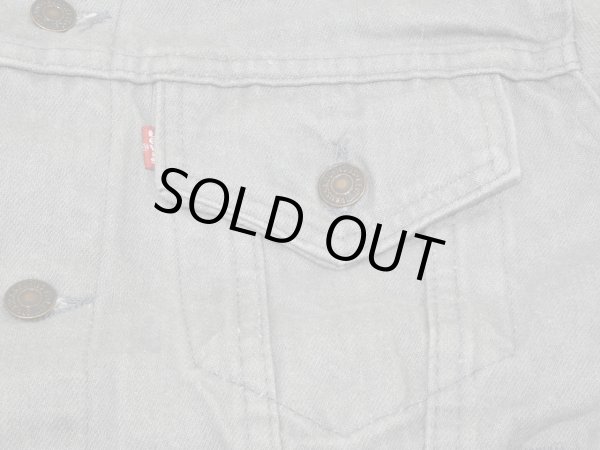 画像6: 80s Levi's 70506-0257 YARN DYED GRAY DENIM JACKET GJ MADE IN USA (6)