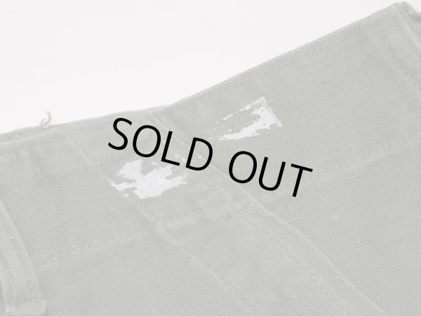 画像6: 60s '64 US ARMY OG-107 COTTON SATEEN UTILITY BAKER PANTS  (6)