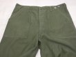 画像4: 60s '64 US ARMY OG-107 COTTON SATEEN UTILITY BAKER PANTS  (4)