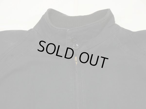 画像5: 50s 60s Sir Jac BLACK COTTON JACKET BLOUSON with VENTILATION HOLE (5)