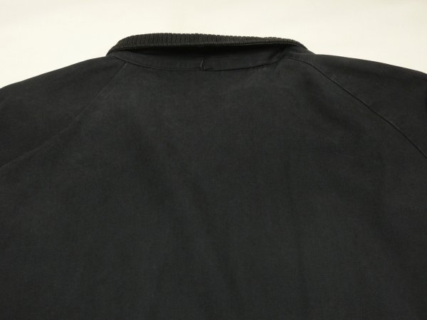 画像12: 50s 60s Sir Jac BLACK COTTON JACKET BLOUSON with VENTILATION HOLE (12)