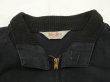 画像4: 50s 60s Sir Jac BLACK COTTON JACKET BLOUSON with VENTILATION HOLE (4)