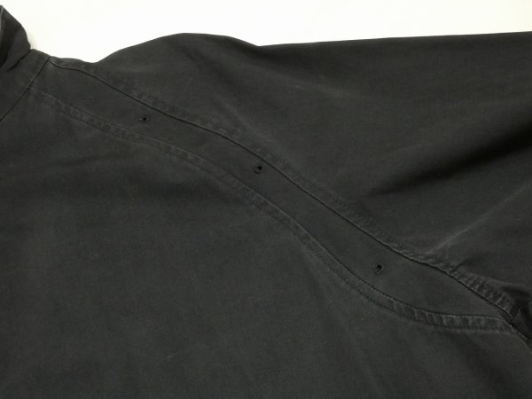 画像7: 50s 60s Sir Jac BLACK COTTON JACKET BLOUSON with VENTILATION HOLE (7)