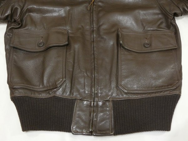 画像6: 70s US NAVY USN （USMC) G-1 FLIGHT JACKET with The MARINE Shop TAG (6)