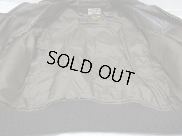 画像9: 70s US NAVY USN （USMC) G-1 FLIGHT JACKET with The MARINE Shop TAG (9)