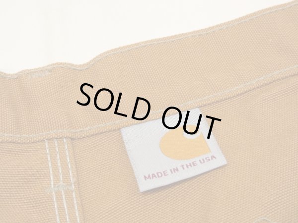 画像7: DEAD STOCK? 10s Carhartt DOUBLE KNEE DUCK PAINTER WORK PANTS BROWN (7)