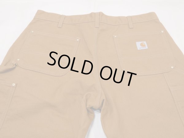 画像10: DEAD STOCK? 10s Carhartt DOUBLE KNEE DUCK PAINTER WORK PANTS BROWN (10)