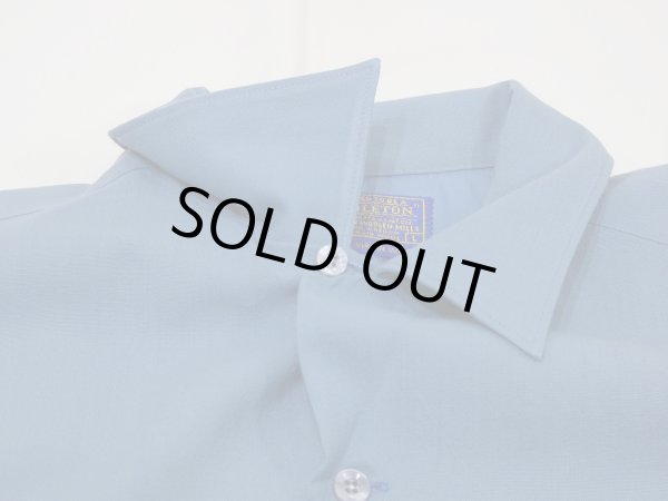 画像6: 60s Pendleton CERULEAN BLUE BOARD SHIRT (6)