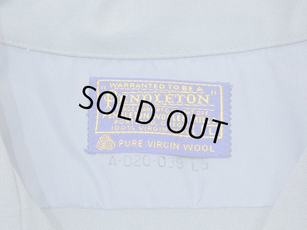 画像3: 60s Pendleton CERULEAN BLUE BOARD SHIRT (3)