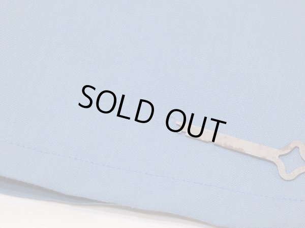 画像13: 60s Pendleton CERULEAN BLUE BOARD SHIRT (13)