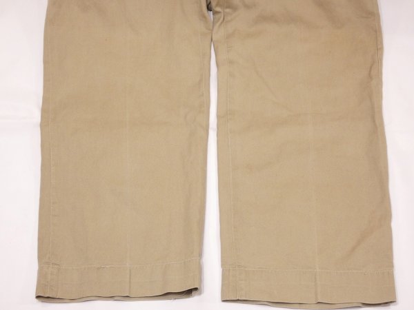 画像8: 50s US MARINE CORPS USMC CHINO TROUSERS PANTS (8)