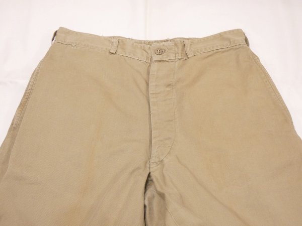 画像4: 50s US MARINE CORPS USMC CHINO TROUSERS PANTS (4)
