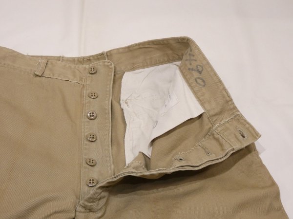 画像5: 50s US MARINE CORPS USMC CHINO TROUSERS PANTS (5)