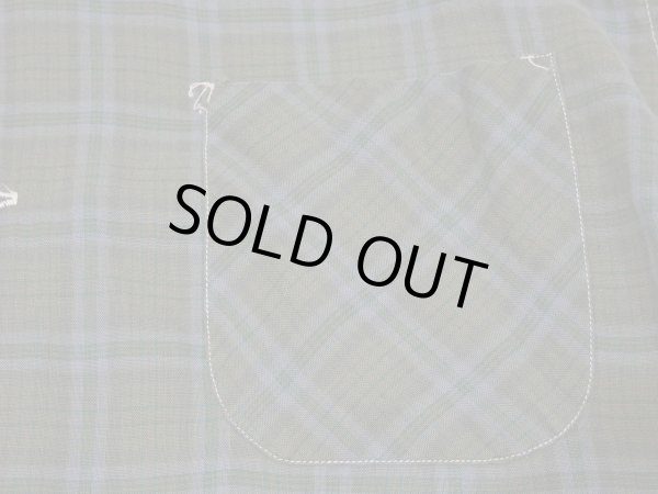 画像7: 60s DAN RIVER COTTON PLAID LOOP COLLAR SHIRT (7)