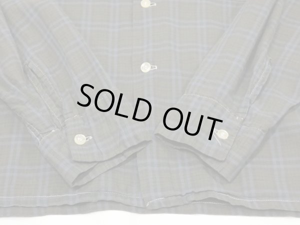 画像8: 60s DAN RIVER COTTON PLAID LOOP COLLAR SHIRT (8)