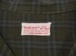 画像3: 60s DAN RIVER COTTON PLAID LOOP COLLAR SHIRT (3)