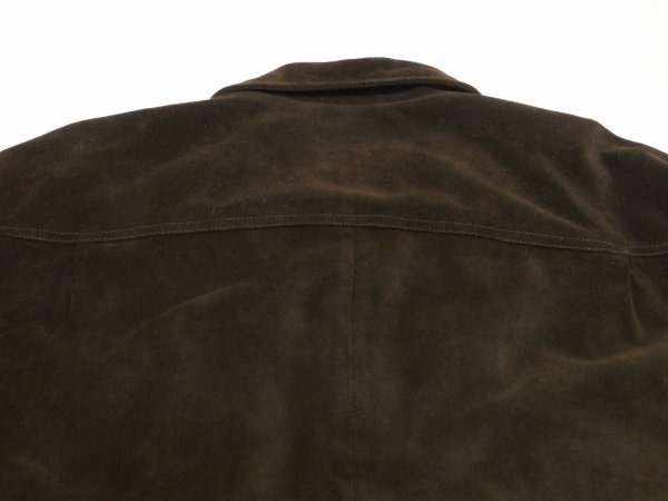 画像8: 90s 00s OLD GAP SUEDE LEATHER SHIRT JACKET (8)