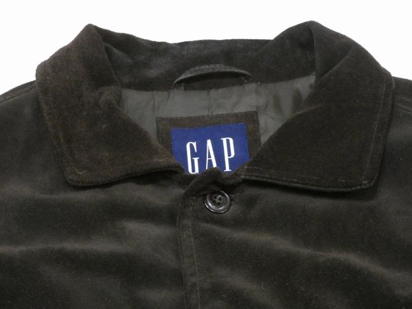 画像4: 90s 00s OLD GAP SUEDE LEATHER SHIRT JACKET (4)