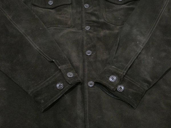 画像7: 90s 00s OLD GAP SUEDE LEATHER SHIRT JACKET (7)