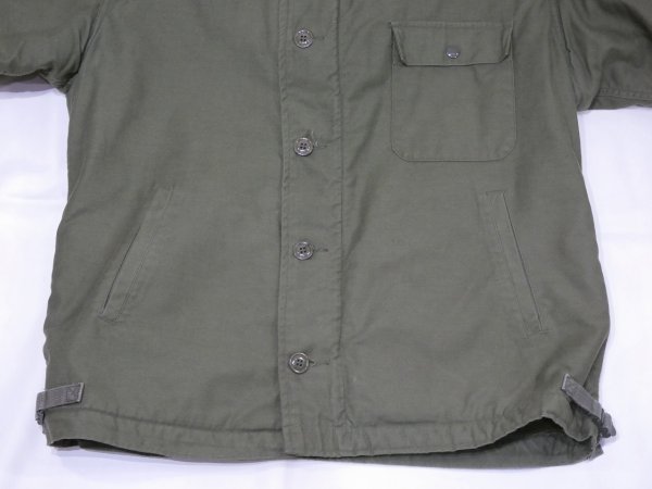 画像6: 80s US NAVY USN A-2 DECK JACKET (6)
