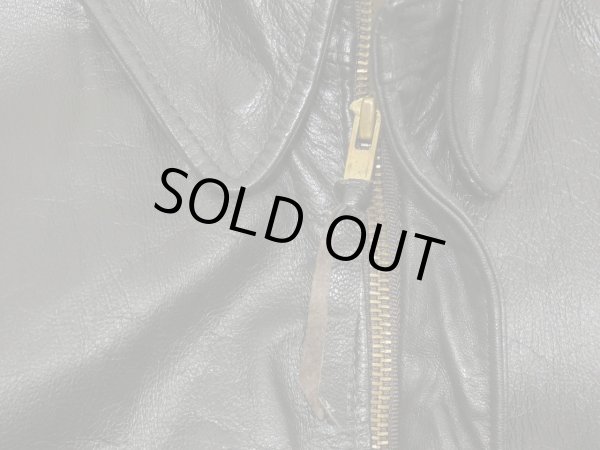 画像5: 80s L.L.Bean A-2 STYLE LEATHER JACKET MADE IN USA (5)