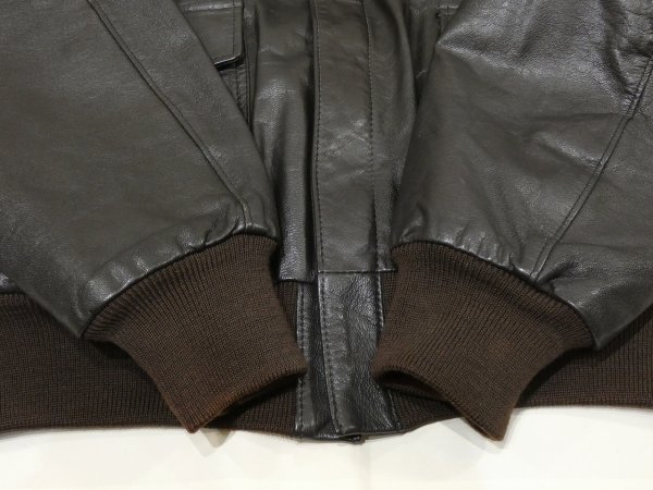画像7: 80s L.L.Bean A-2 STYLE LEATHER JACKET MADE IN USA (7)