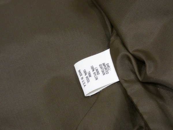 画像9: 80s L.L.Bean A-2 STYLE LEATHER JACKET MADE IN USA (9)