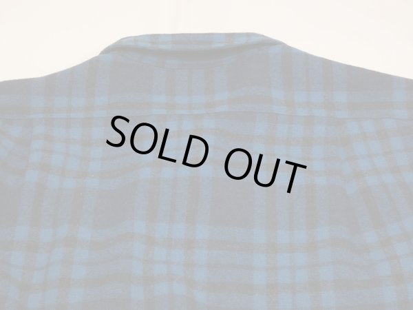 画像9: 60s Pendleton BLUE PLAID BOARD SHIRT (9)