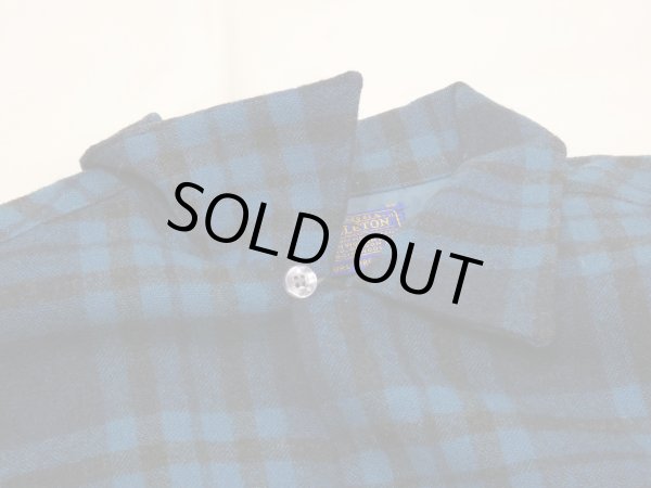 画像5: 60s Pendleton BLUE PLAID BOARD SHIRT (5)