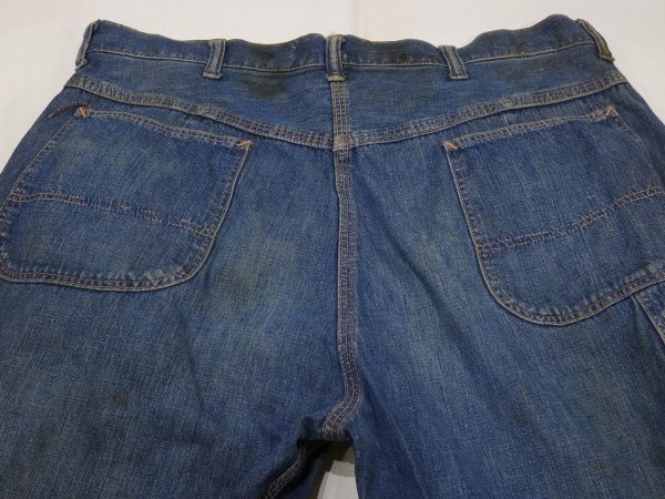 画像10: 50s 60s JC Penney BIG MAC DENIM PAINTER WORK PANTS  (10)