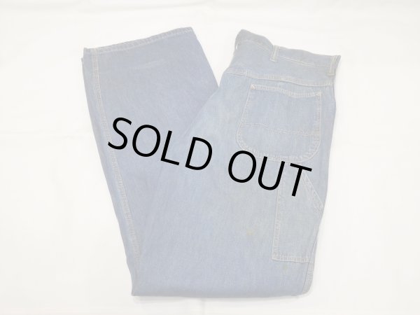 画像3: 50s 60s JC Penney BIG MAC DENIM PAINTER WORK PANTS  (3)