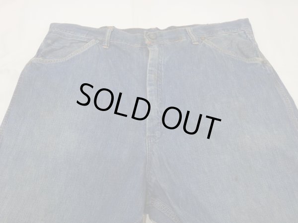 画像4: 50s 60s JC Penney BIG MAC DENIM PAINTER WORK PANTS  (4)