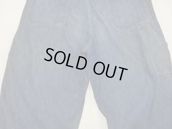 画像12: 50s 60s JC Penney BIG MAC DENIM PAINTER WORK PANTS  (12)