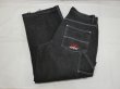 画像3: 90s 00s JNCO JEANS WIDE LOOSE BAGGY BLACK DENIM PAINTER PANTS (3)