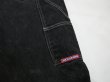 画像11: 90s 00s JNCO JEANS WIDE LOOSE BAGGY BLACK DENIM PAINTER PANTS (11)