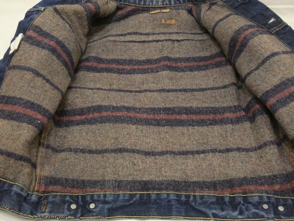 画像13: 60s 70s Levi's 70505-0217 BIG E DENIM JACKET GJ with BLANKET (13)