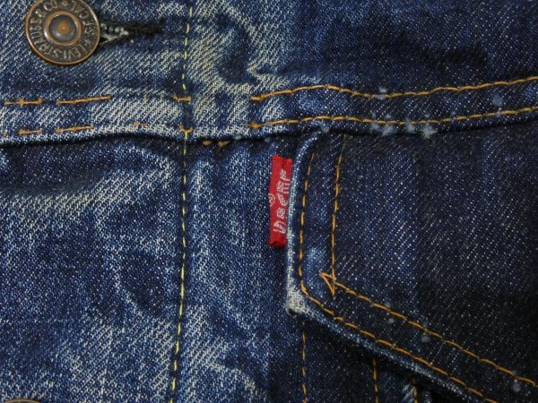 画像7: 60s 70s Levi's 70505-0217 BIG E DENIM JACKET GJ with BLANKET (7)