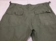 画像14: 60s '64 US ARMY OG-107 COTTON SATEEN UTILITY BAKER PANTS (2) (14)