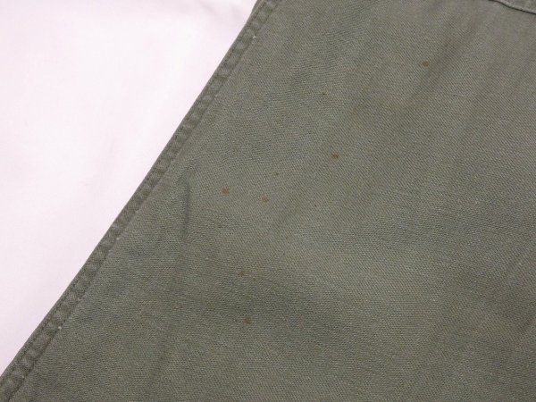 画像10: 60s '64 US ARMY OG-107 COTTON SATEEN UTILITY BAKER PANTS (2) (10)