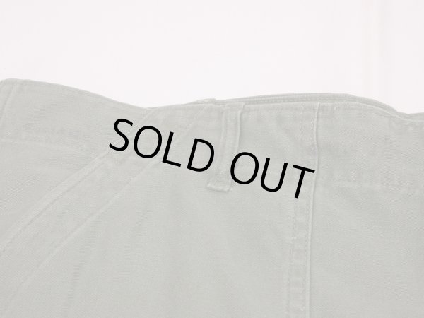 画像6: 60s '64 US ARMY OG-107 COTTON SATEEN UTILITY BAKER PANTS (2) (6)