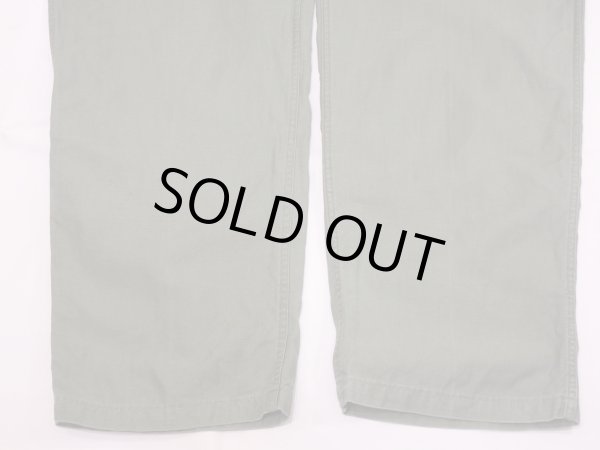 画像13: 60s '64 US ARMY OG-107 COTTON SATEEN UTILITY BAKER PANTS (2) (13)