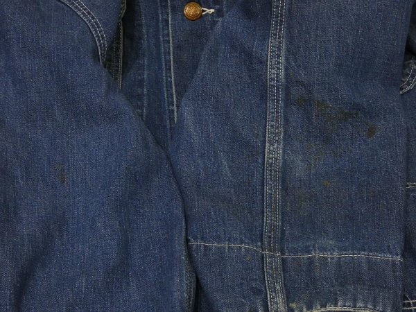 画像10: 50s 60s BLUE BELL DENIM CHORE JACKET COVERALL (2) (10)