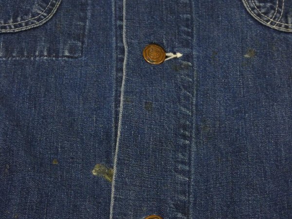 画像7: 50s 60s BLUE BELL DENIM CHORE JACKET COVERALL (2) (7)