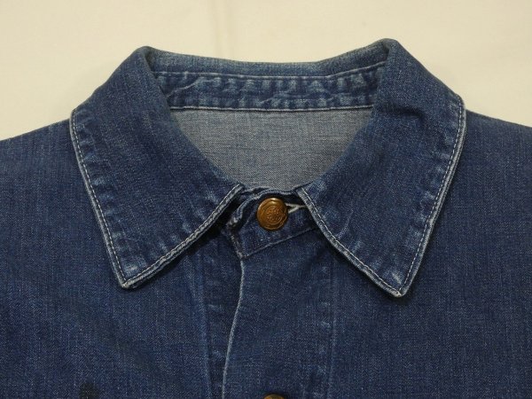 画像3: 50s 60s BLUE BELL DENIM CHORE JACKET COVERALL (2) (3)