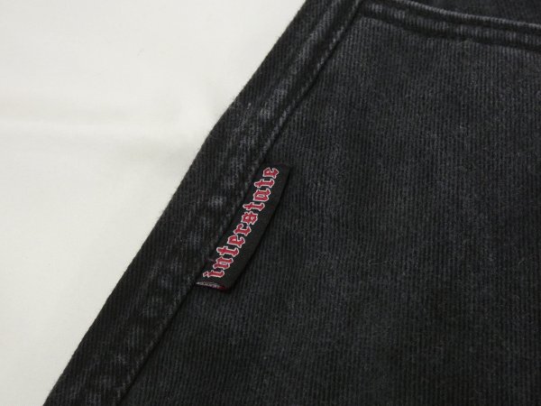 画像7: 90s 00s Interstate IS WIDE LOOSE BAGGY BLACK DENIM PANTS (7)
