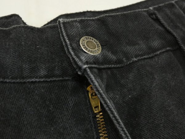 画像5: 90s 00s Interstate IS WIDE LOOSE BAGGY BLACK DENIM PANTS (5)